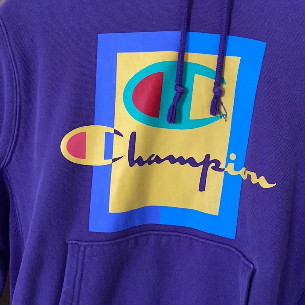 Mens champion retro sweatshirt - Picture 3 of 5